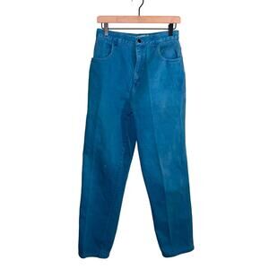 VNTG SHEPLERS teal high waisted jeans 28